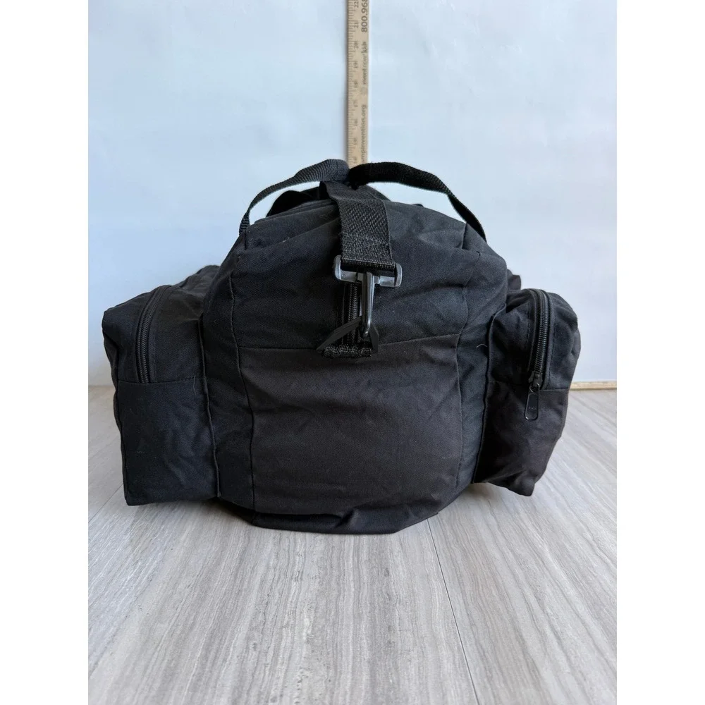 Rare Vintage 1991 Seven Up Maui Duffle Bag Black Y2K Travel Gym Weekender Retro